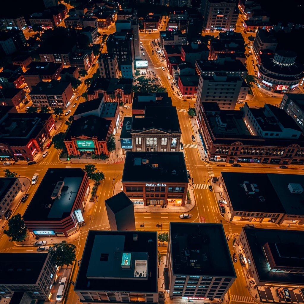 Visualización de densidad urbana para análisis